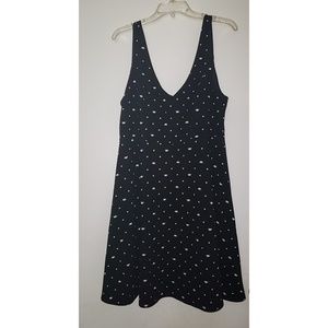 Black and white polka dot and cats Torrid dress